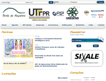 Tablet Screenshot of bonesdeapucarana.com.br